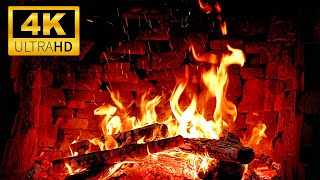 🔥 4K UHD Fireplace & Crackling Fire – Relaxing Ambience for Deep Sleep & Peace (10 Hours)