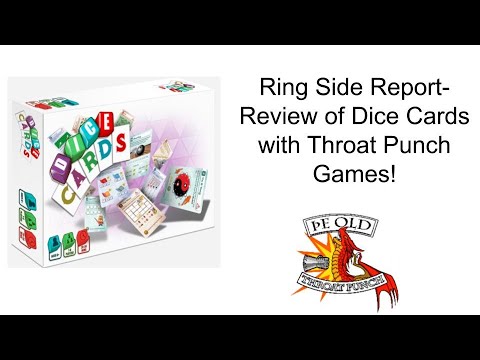 Ring Side Report-Board Game Review of Dice Cards