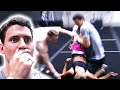 Cheerleader falls on head (stunting)
