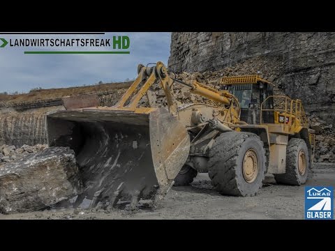 Trailer / Lukas Gläser / Steinbruch / Cat Bagger + Mulden im Einsatz *[Full HD]*