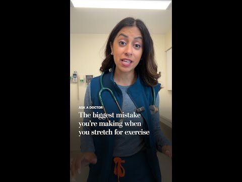 The biggest mistake you’re making when you stretch for exercise