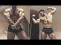 INSANE FLEXING SHOW WITH YOUNG GIANT PERFECT MUSCLES AT HOME