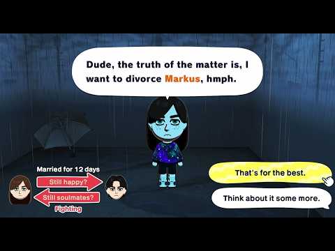 How to make your miis divorce/breakup in Tomodachi Life Living The Dream