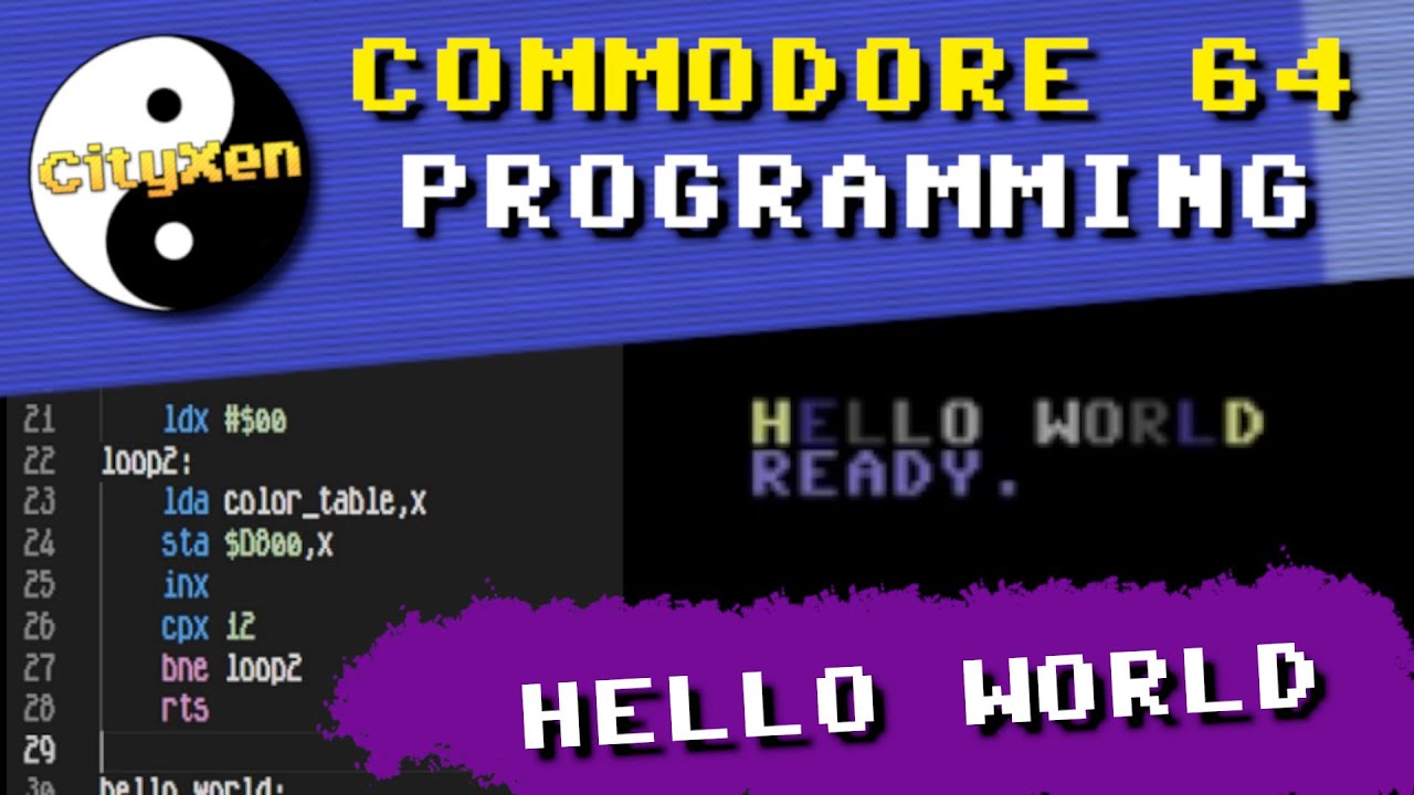 Commodore 64 Programming Part 2: Hello World
