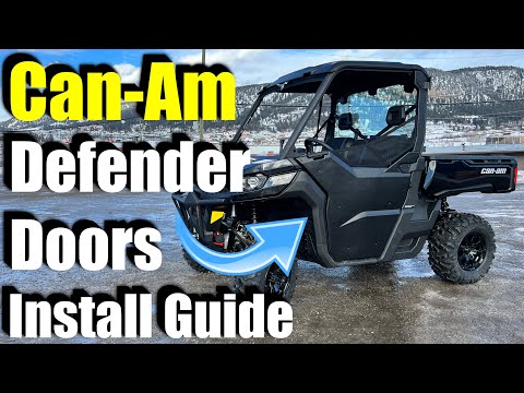 How to Install Doors on a Can-Am Defender / Half Door Panel Step-By-Step Guide