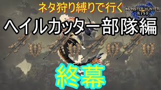[MHRISE]ヘイルカッター部隊が行く雷神龍