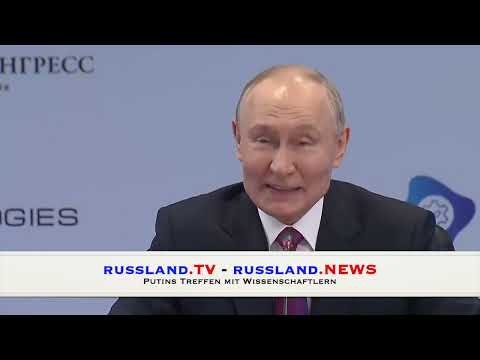 Putins Treffen mit Wissenschaftlern