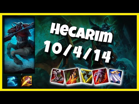 Hecarim vs Skarner KOREAN Challenger JUNGLE (10/4/14) Gameplay Replay - Patch 10.24
