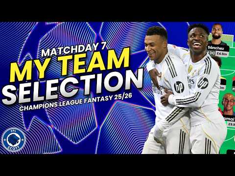 9,000 Rank 🌍| UCL MD7 TRANSFER PLANS & TEAM SELECTION!🔥| UEFA Champions League Fantasy Tips 2025/26