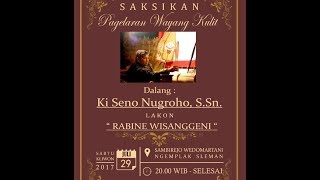 Download lagu [LIVE] Satumedia Pagelaran Wayang - LAKON Rabine Wisanggeni -  Ki Seno Nugroho mp3