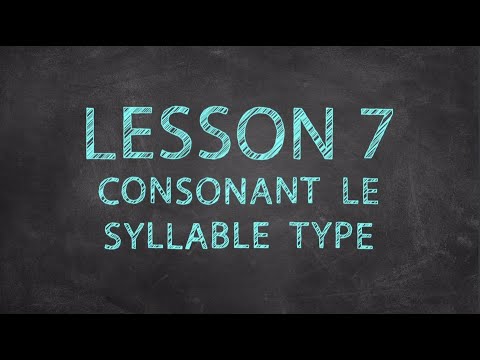Sound It Out Episode #7 - Consonant LE Syllable Type