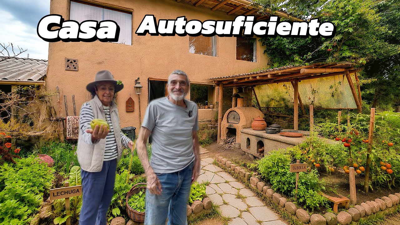 Tiene una vida autosuficiente en su casa nada compran todo producen 
