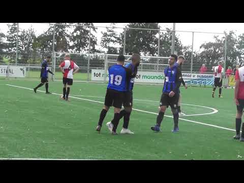 6 sept 2020 DRC 1 - PVC 1 beker 0-7 Prachtig kopdoelpunt Yassine (3 = hattrick), assist Hicham (0-4)