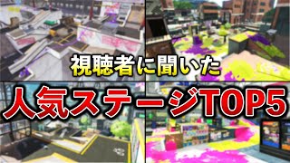 【2位だけおかしい】スプラ2人気ステージTOP5を発表します!【スプラトゥーン2】