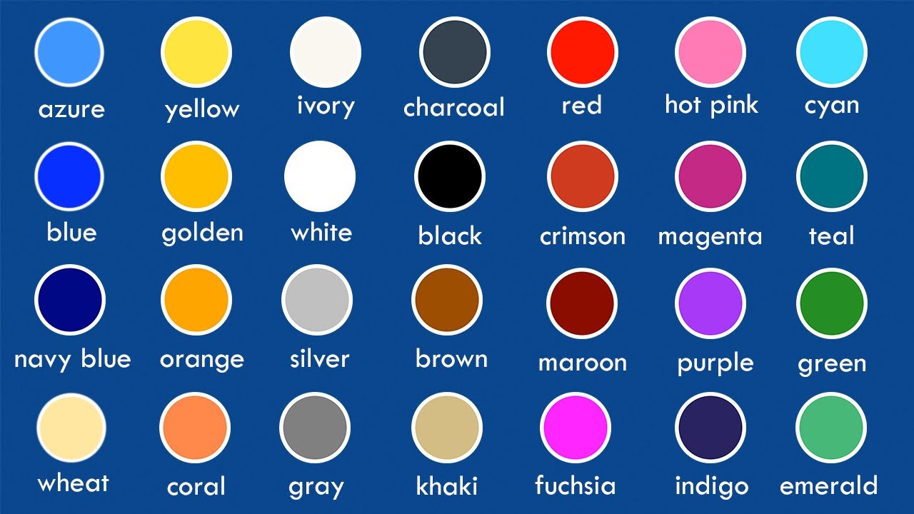 How many color types are there? – More REF
