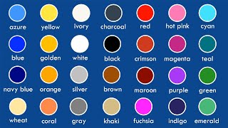 Names Of Colors  List Of Colors In English