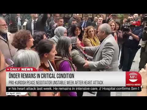 PRO-KURDISH PEACE NEGOTIATOR UNSTABLE WEEK AFTER HEART ATTACK