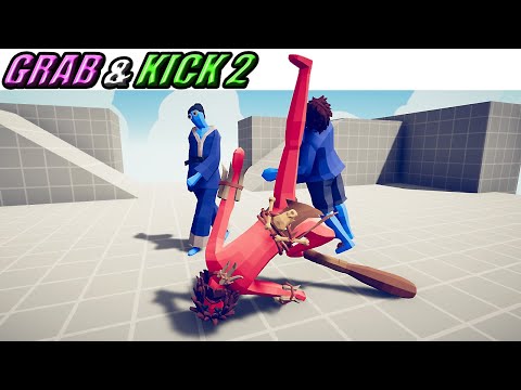 Grab & KICK2! Taekwondo & Halfling vs Every Faction - TABS MODS GAMEPLAY