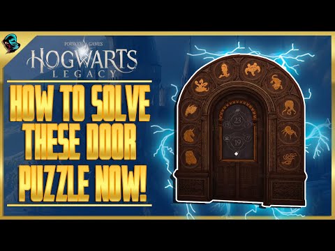 Hogwarts Legacy - How to solve the Door Puzzle EASY early game! (Tips, tricks & tutorials)