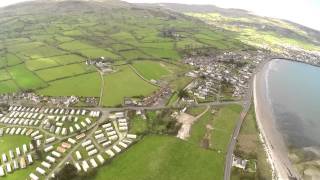 Carnlough Bay, Glencloy Co.Antrim N Ireland, Glens of Antrim Gopro Hero4 CNC Gimbal Dji F450