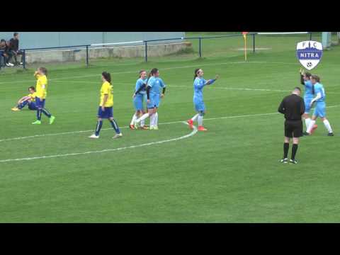 FC Nitra - MFK Zemplín  Michalovce 2:0, 12.kolo I.liga ženy