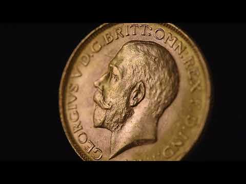 Coin, Australia, George V, Sovereign, 1914, Perth, AU(55-58), Gold, KM:29
