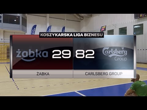 Żabka vs Carlsberg Group - IX kolejka - II Liga Poznań - Koszykarska Liga Biznesu