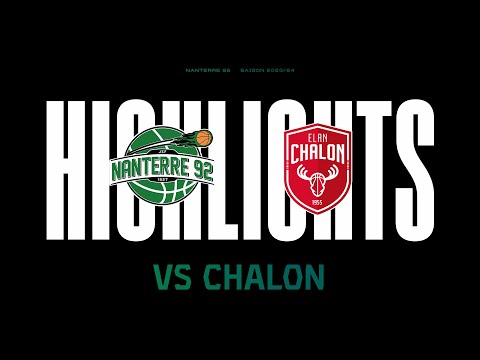 J14 - Highlights - Nanterre 92 vs Élan Chalon