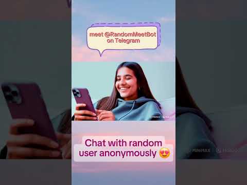 Chat with strangers. Stay anonymous. Girls, join the fun 💬 #randomchat #telegrambot