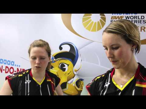 BCA Indonesia Open| Interview with Isabel HERTTRICH & Birgit MICHELS