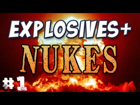 Minecraft - Napalm & Nukes - Explosives+ Mod Part 1