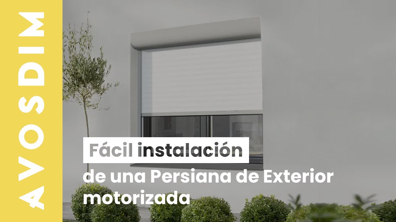 Instalación de una Persiana de Exterior motorizada - Renovación