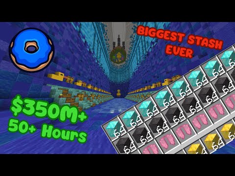 I MADE THE BIGGEST STASH ON DONUT SMP!!!! 