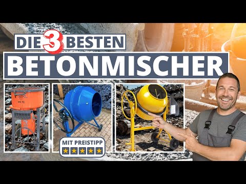Die 3 besten  Betonmischer - Sirl oder Scheppach?