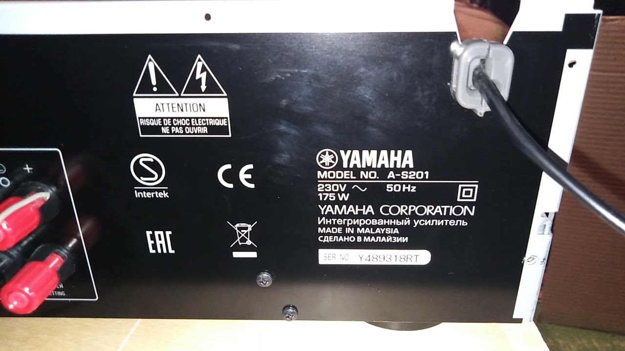video Amply xem phim Yamaha A S201 chính hãng 0