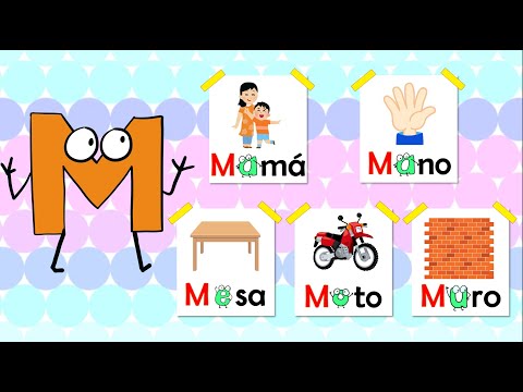 EASY LETTER M 🌀 LEARN TO READ SYLLABLES AND WORDS FAST WITH M / EDUCATIONAL VIDEOS FOR CHILDREN.