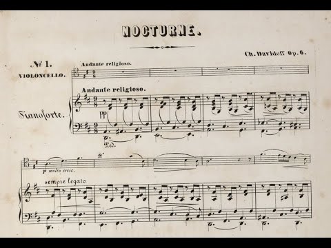 Karl Davydov - Nocturne from 'Souvenir de Zarizino', Op.6