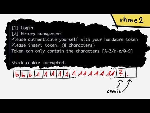 Defeat a stack cookie with bruteforce - rhme2 Photo manager (pwn 100)
