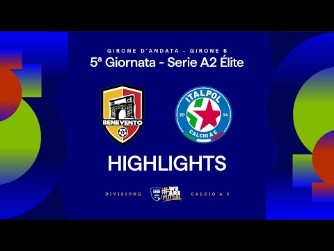 Benevento 5-Italpol 2-1 | Goals and highlights | Matchday 5 | Serie A2 Elite 2025/2026