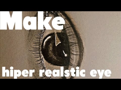 how to make hiper real stic eye👁😱 B pro Art's# b proarts