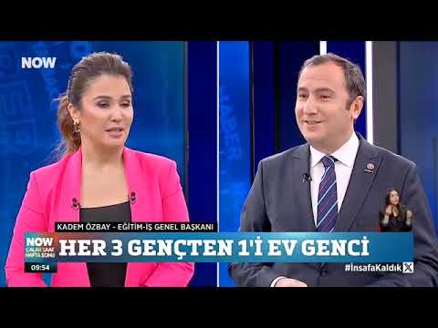 Genel Başkanımız Kadem Özbay, Now Tv’de yayınlanan Çalar Saat Hafta sonu programında Ezgi Gözeger’in canlı yayın konuğu oldu ve önemli açıklamalarda bulundu.5 Ocak 2025 | EĞİTİM İŞ
