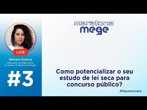 MEGE MARATHON - How to enhance your dry law study for public exams?