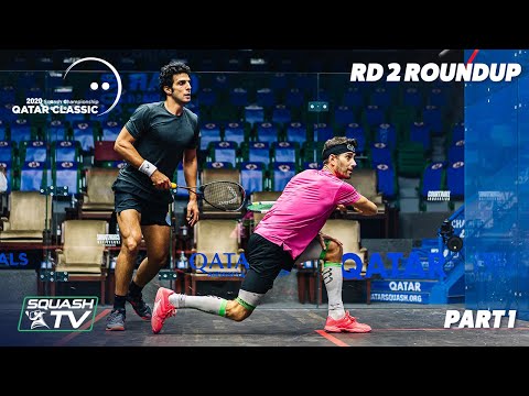 Squash: Qatar Classic 2020 - Rd 2 Roundup [Pt.1]