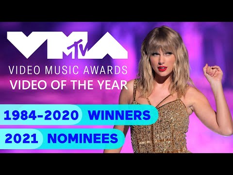 MTV VMAs - Video Of The Year Winners (1984-2020) + Nominees 2021