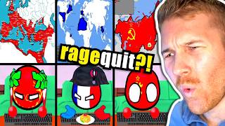 What If Countries RAGEQUIT Wars Like Gamers?! (Countryballs)