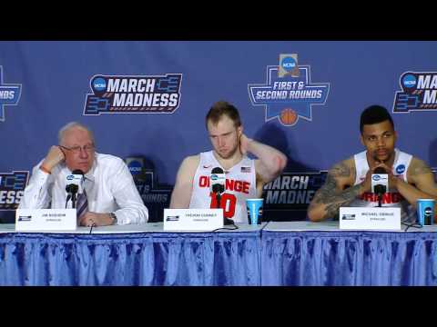 Syracuse NCAA Second Round Postgame Press Conference