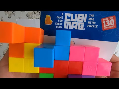Захватывающая магнитная головоломка "Cubi Mag", магнитный кубик для всех возрастов.