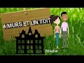 Quatre murs et un toit  - Bénabar - FLE chanson illustrée pour l'apprentissage du français