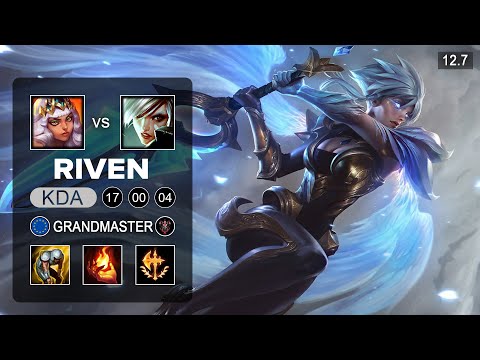 Riven vs Qiyana Top - EUW Grandmaster - Patch 12.7 Season 12