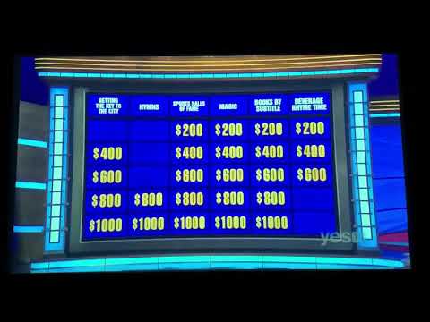 Jeopardy, Ben Lewis Day 2 - 1st Daily Double (11/10/20)